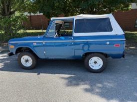 image of '1974 Ford Bronco (Bright Dark Blue Metallic)' classic ford bronco