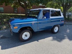 image of '1974 Ford Bronco (Bright Dark Blue Metallic)' classic ford bronco