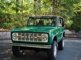 image of '1969 Ford Bronco (Norway Green)' classic ford bronco