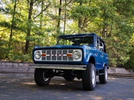 image of '1971 Ford Bronco (Bright Dark Blue Metallic)' classic ford bronco