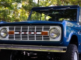 image of '1971 Ford Bronco (Bright Dark Blue Metallic)' classic ford bronco