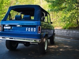 image of '1971 Ford Bronco (Bright Dark Blue Metallic)' classic ford bronco