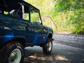 image of '1971 Ford Bronco (Bright Dark Blue Metallic)' classic ford bronco