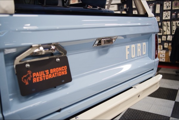 1971 Sky Blue Ford Bronco